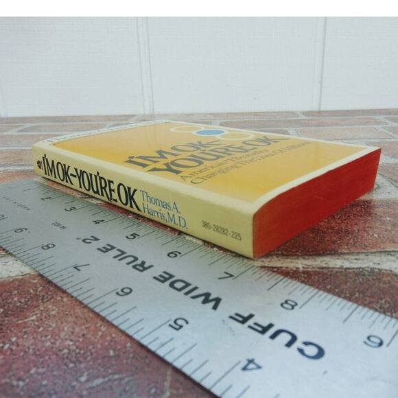 I'M OK, YOU'RE OK by Thomas Anthony Harris 1973 VTG Avon Transactional Analysis‎ - Picture 2 of 9